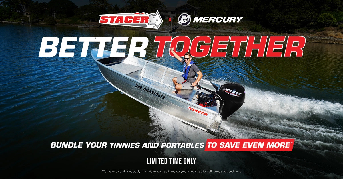Better Together: Save More on Stacer Boat & Mercury Portable Packages
