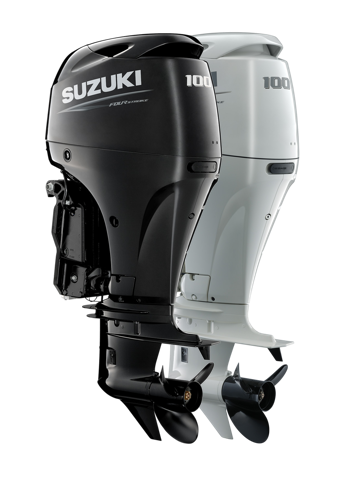 black and white Reinventing the revolution DF100B outboard