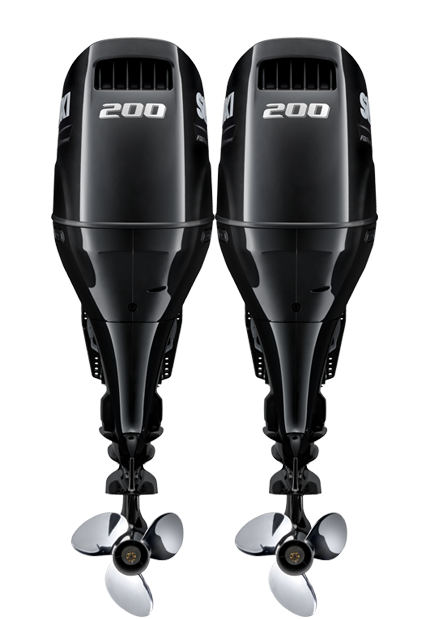 DF200AP - DUAL powering your boat with a 200HP class outboard meant V6 power