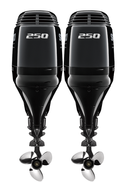 Dual engine performance DF250AP for sale