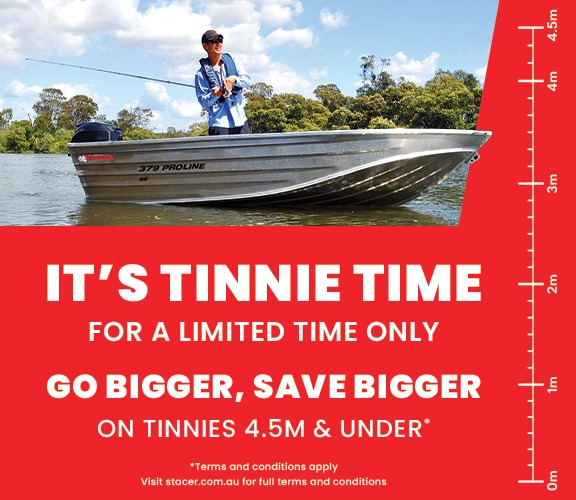 Stacer It's Tinnie Time promo banner